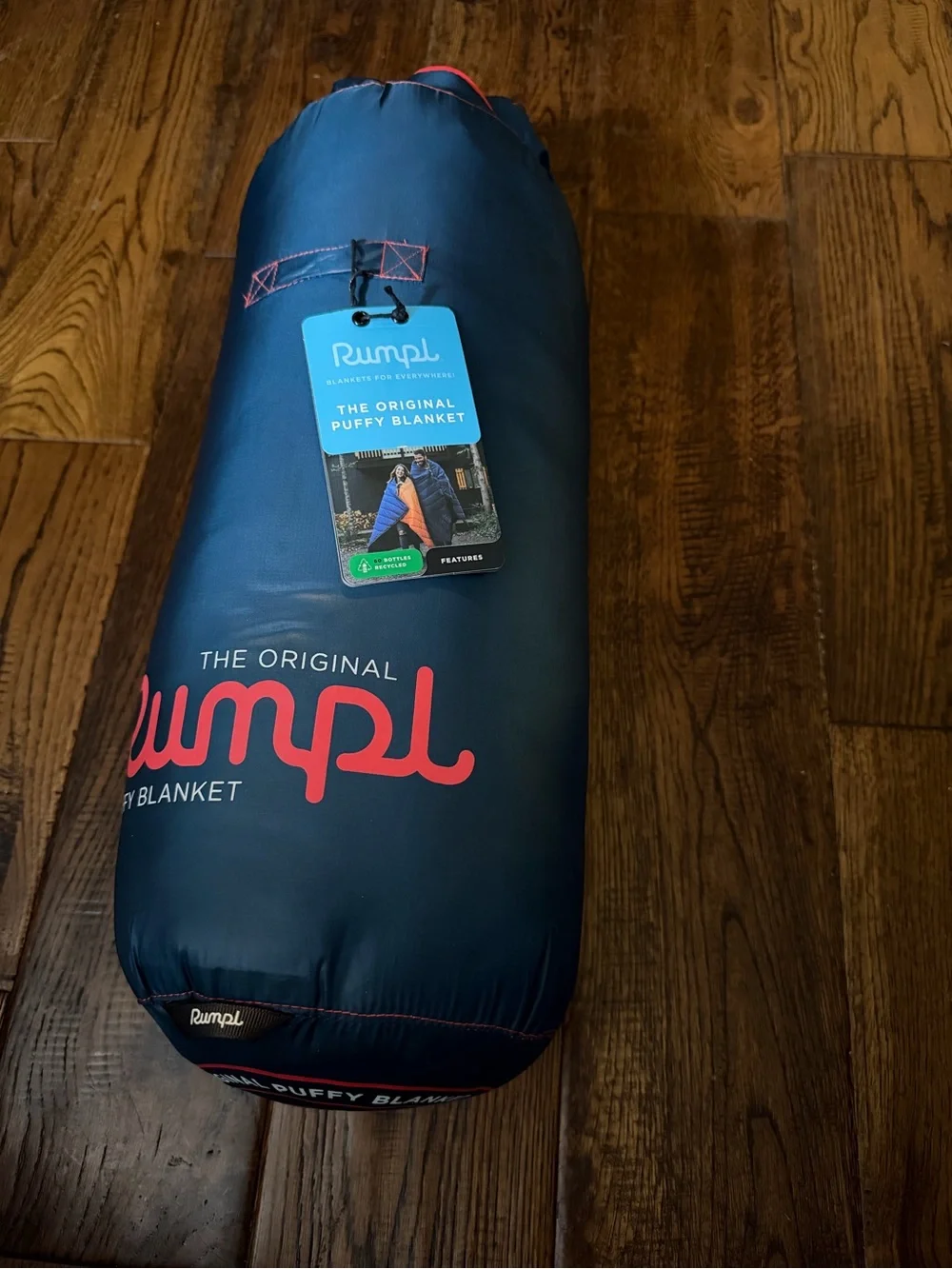 NWT THE ORIGINAL PUMPL PUFFY BLANKET DEEPWATER 1 Person